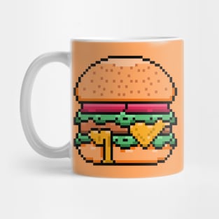 Cheeseburger Pixel Art Mug